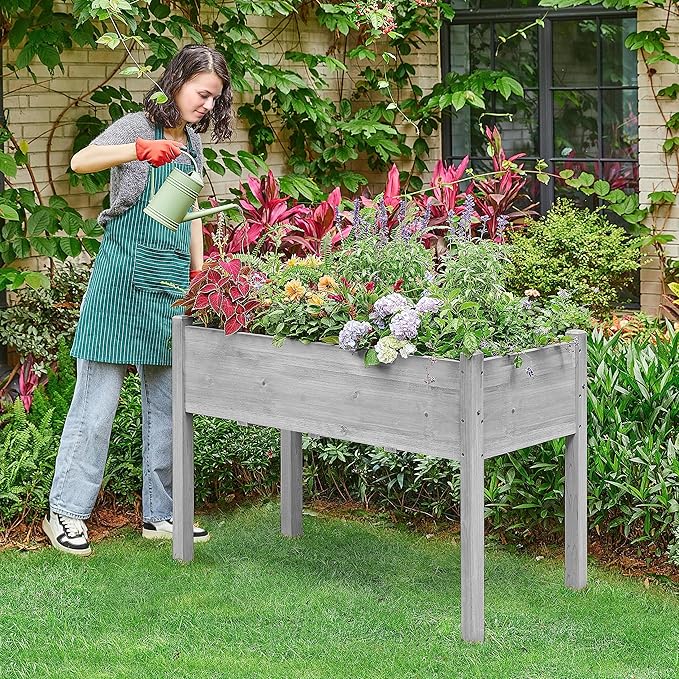 Yaheetech 1pc Raised Garden Bed Outdoor - Image 2