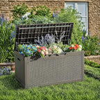 Devoko 97 Gallon Deck Box, Waterproof Resin Outdoor Storage Box - Image 3