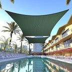ColourTree TAPR1616 Custom Size 6' x 23' Green Sun Shade Sail Canopy UV Block by ColourTree