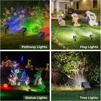 Kingsyard Solar Lights Outdoor Waterproof IP68, 47 LEDs 3 Lighting Modes USB & - Image 5