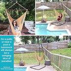 Sunnydaze Outdoor Hammock Chair Swing - Image 9