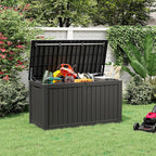 Outdoor Storage Box, Resin Deck Boxes Indoor and outdoor, Waterproof Storage - Image 7