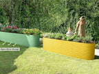 9-in-1 Galvanized Raised Garden Beds Outdoor // 8×2×2.5 ft Modular Planter - Image 3