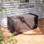 Amazon Basics Outdoor Storage Deck Box, Weather-Resistant, 99 Gallon, - Image 7