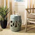 SAFAVIEH Home Collection Double Coin Antique Blue-Green Ceramic Indoor/ Outdoor - Image 4