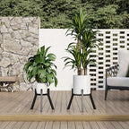 Adjustable Plant Stands Set of 2, Metal Small Plant Holder, Heavy Duty Stable - Image 4