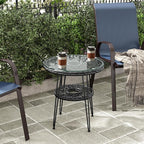 Furniture of America Ysar Boho 19-inch Round Coffee Table Outdoor - Image 2