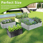 8x2x2FT Galvanized Raised Garden Bed, Galvanized Planter Boxes Outdoor - Image 7