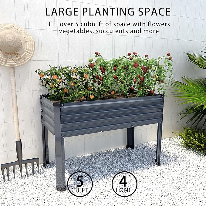 2PCS Galvanized Raised Garden Bed - Image 5