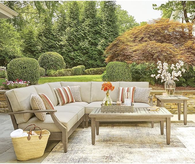 Signature Design by Ashley Clare View Symmetrical Contemporary 3-Piece Outdoor - Image 4