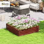 Outsunny Galvanized Raised Garden Bed, - Image 2